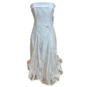 NEW FANNY women's off shoulder wedding dress in white